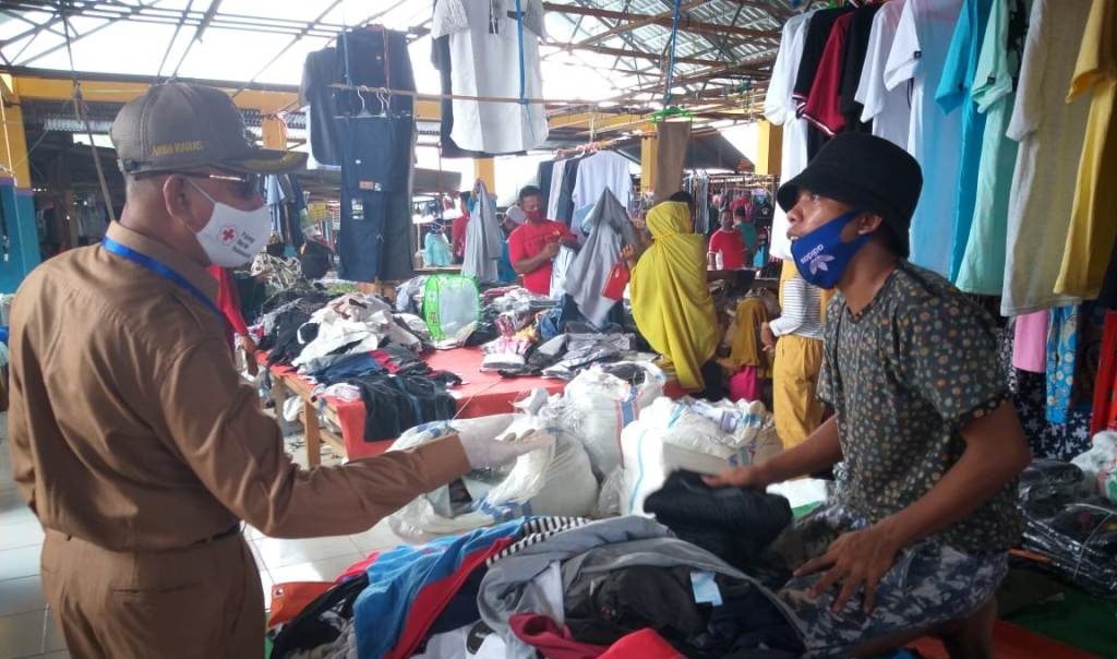 Pasar Mingguan di Pohuwato Beroperasi Sesuai Protokol Kesehatan