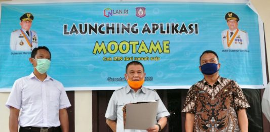 Pemprov Gorontalo Launching Aplikasi “Mootame”