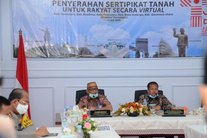 BPN Gorontalo Sebut Target PTSL Alami Pengurangan