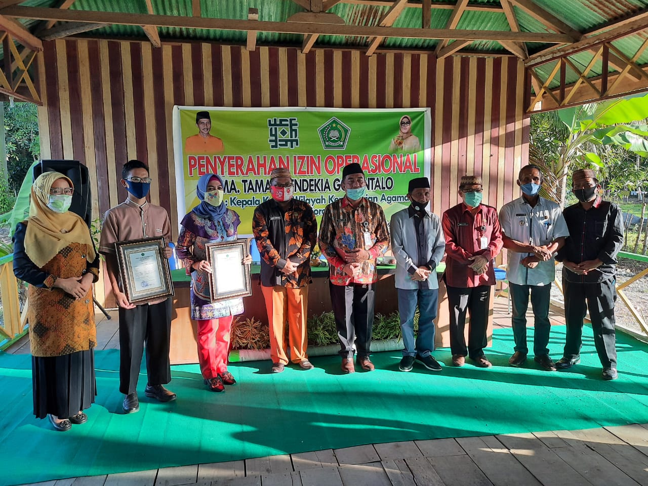 Bupati Nelson Dirikan Madrasah Aliyah Kejuruan Pertama di Gorontalo