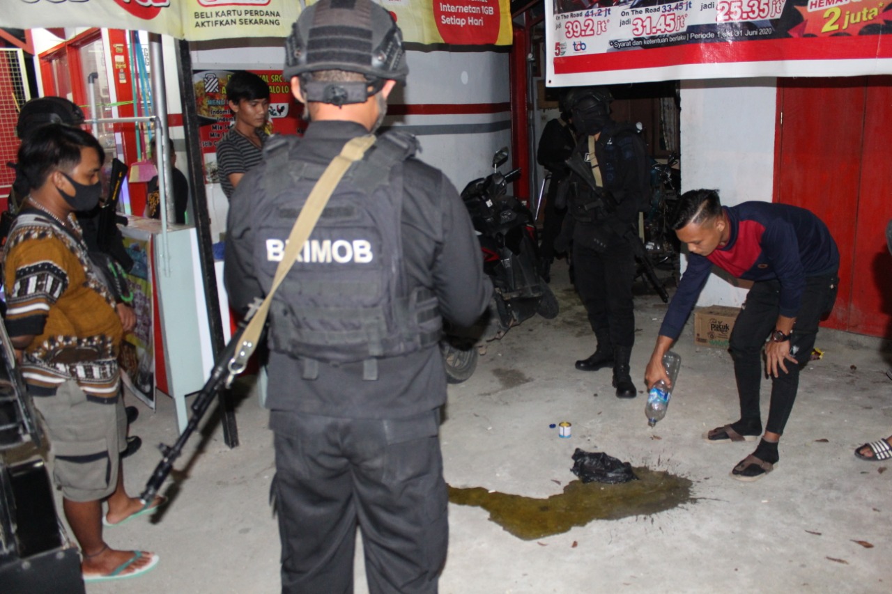Pemuda Pesta Miras dan Hirup Ehabon di Gorontalo Dibubarkan Polisi