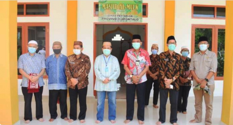 Wagub Apresiasi Kemandirian Distan Provinsi Gorontalo Dirikan Masjid