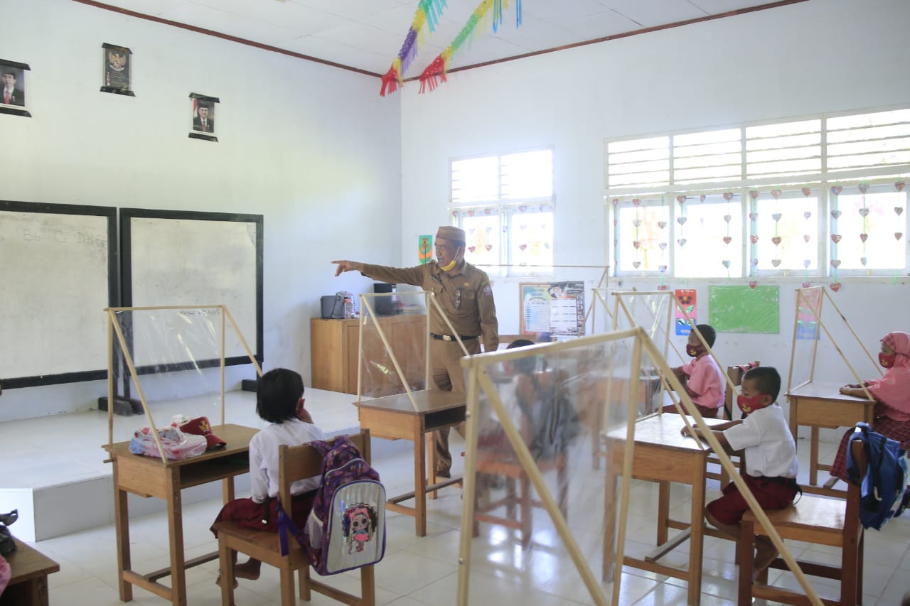 Bupati Pohuwato Beri Edukasi Protokol Kesehatan ke Siswa Sekolah