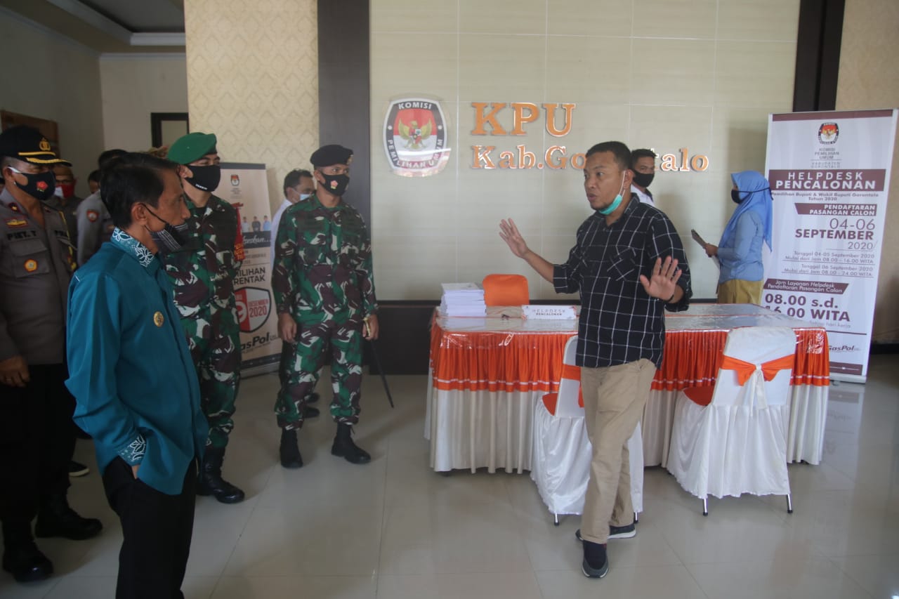 KPU Kabupaten Gorontalo Paparkan Kesiapan Pilkada ke Forkopimda
