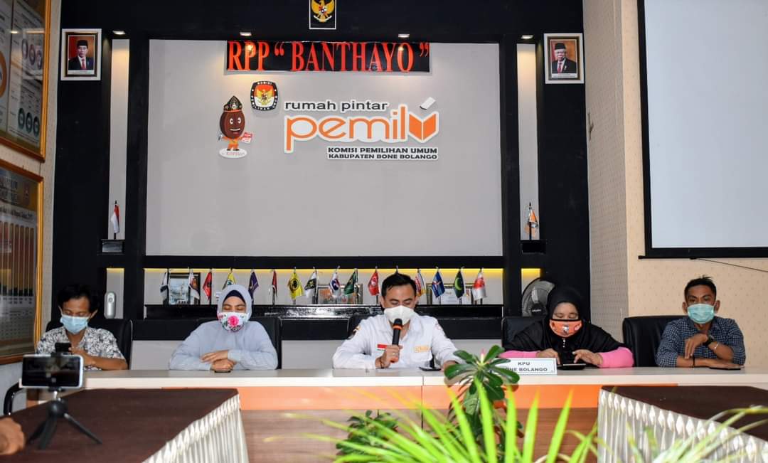 KPU Bone Bolango Batasi Peserta Rapat Pengundian Nomor Urut Paslon