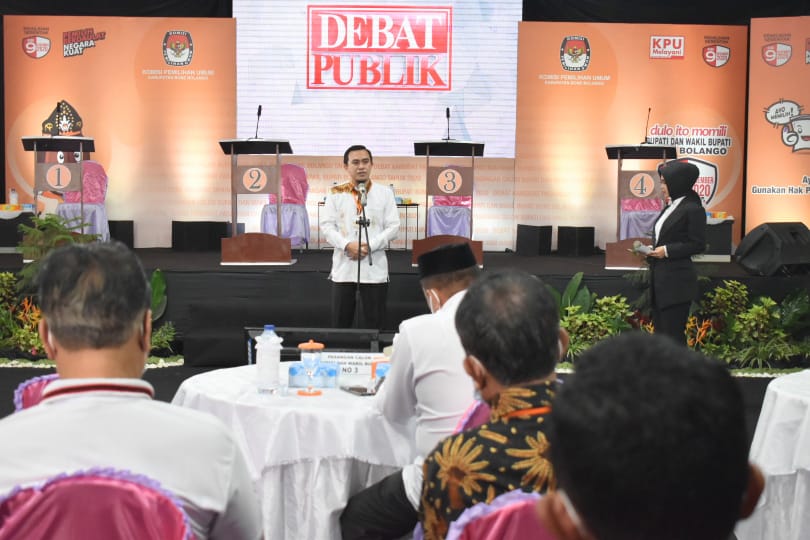 KPU Bone Bolango Sukses Laksanakan Debat Antarcalon Wakil Bupati