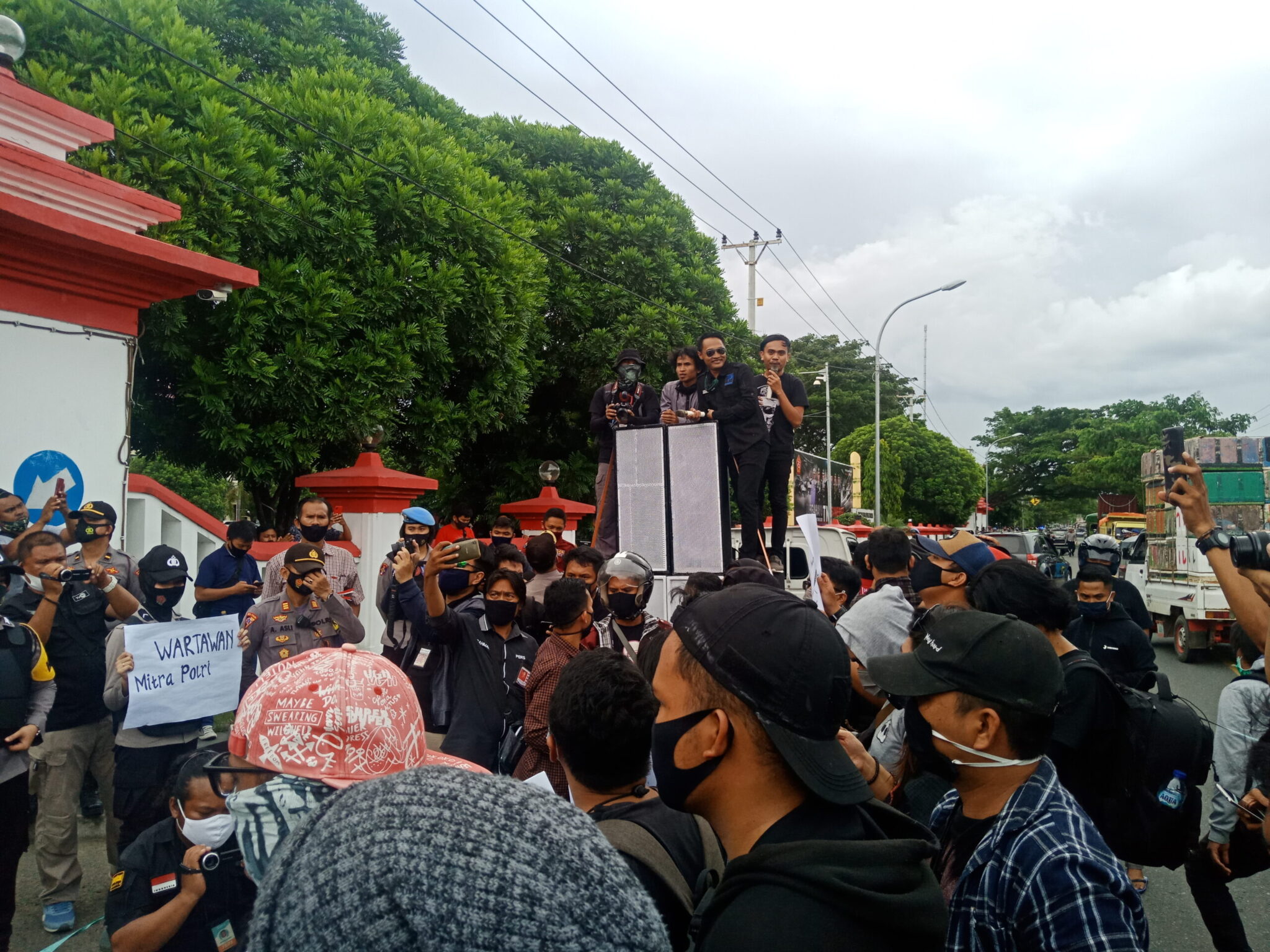 Seluruh Wartawan Sepakat akan Boikot Pemberitaan Polda Gorontalo