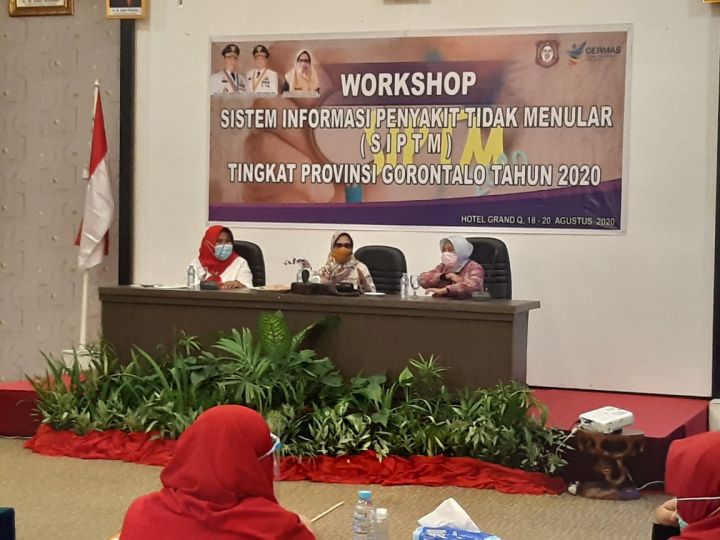 Dinkes Provinsi Gorontalo Gelar Workshop Sistem Informasi Penyakit Tidak Menular