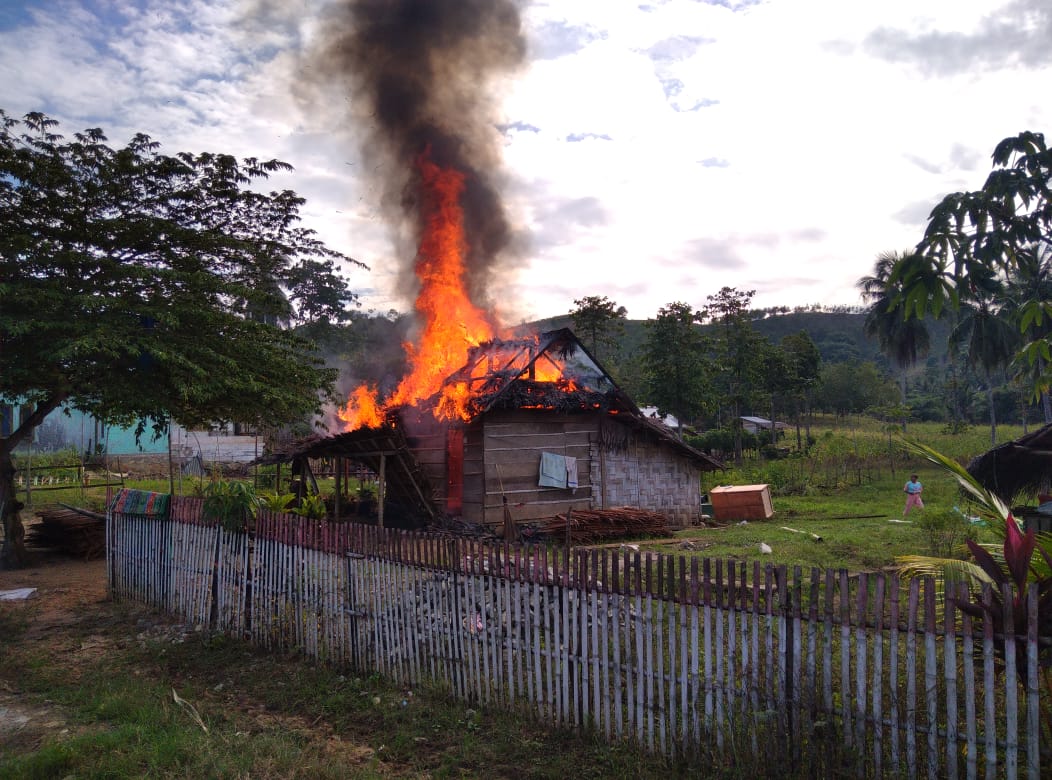 Rumah Milik Petani di Kabupaten Gorontalo Ludes Terbakar