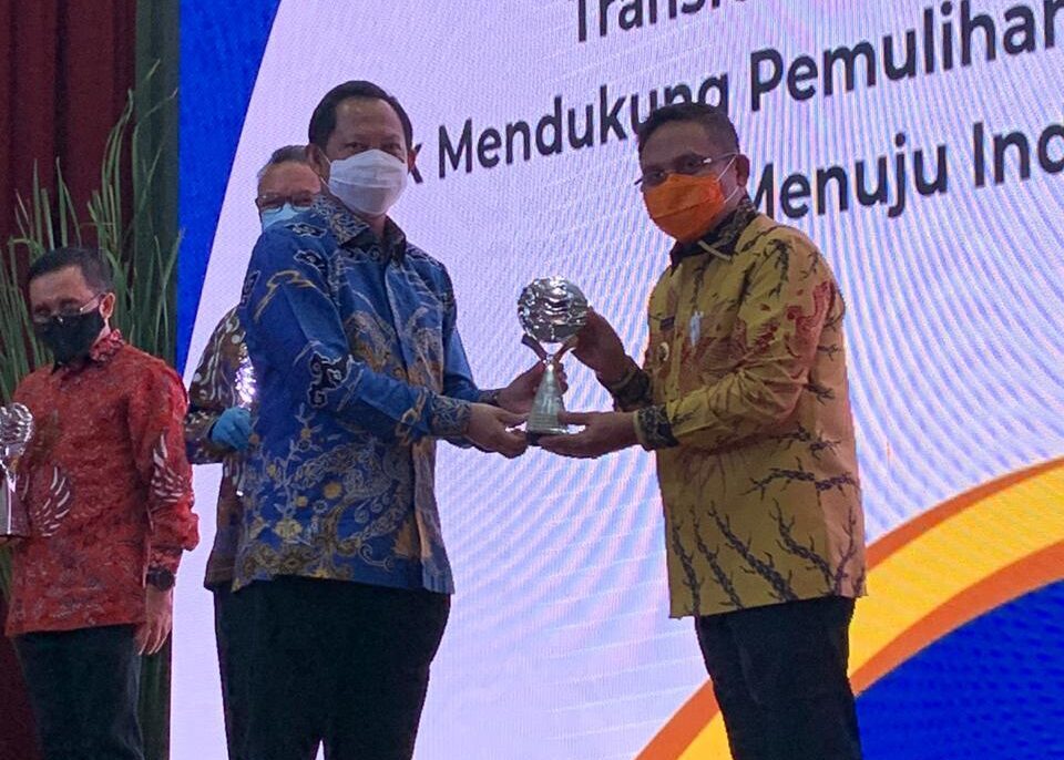 Pemkot Gorontalo Raih Peringkat Pertama TPID Award 2020