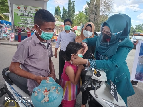 TP-PKK Kabupaten Gorontalo Launching Gebrak Masker
