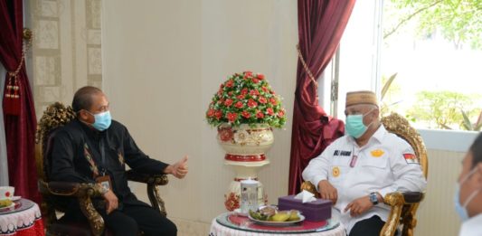 Gubernur Gorontalo Terima Kunjungan Kepala BPK yang Baru