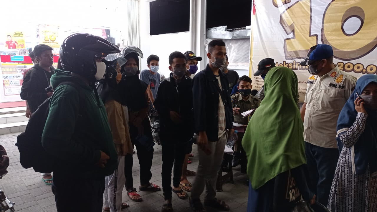 Ratusan Pelanggar Protokol Kesehatan di Kota Gorontalo Diberi Sanksi