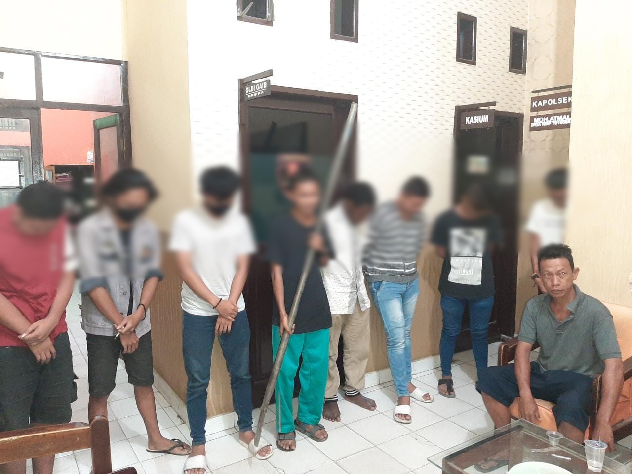 Rusak “Polisi Tidur”, 8 Remaja di Gorontalo Diringkus Polisi