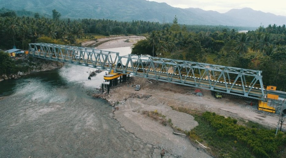 Jembatan Molintogupo Kembali Bisa Dimanfaatkan Masyarakat