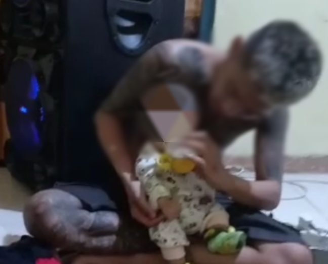 Kronologis Bayi Empat Bulan di Gorontalo Dicekoki Miras Oleh Pamannya