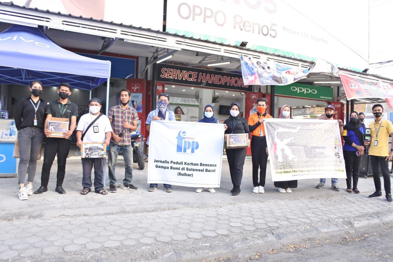 Jurnalis dari FPP Galang Dana Bantu Korban Gempa Sulawesi Barat