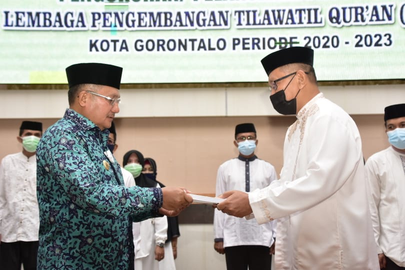 Marten Lantik Pengurus LPTQ Kota Gorontalo Periode 2020-2023