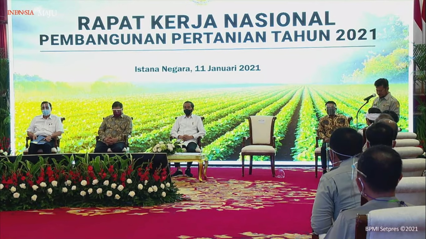 Jokowi Tekankan Kepala Daerah Seriusi Pembangunan Pertanian