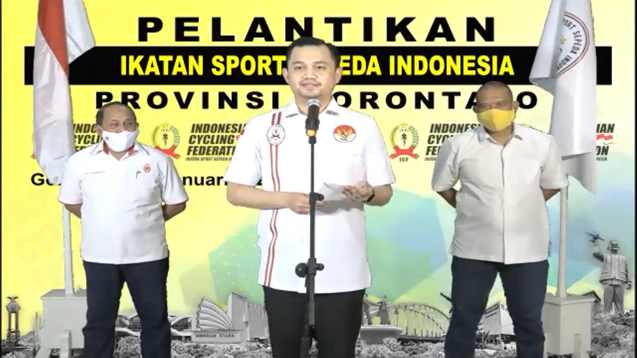 Ketua Pengrov ISSI Ryan Kono Siap Cetak Atlet Balap Sepeda di Gorontalo
