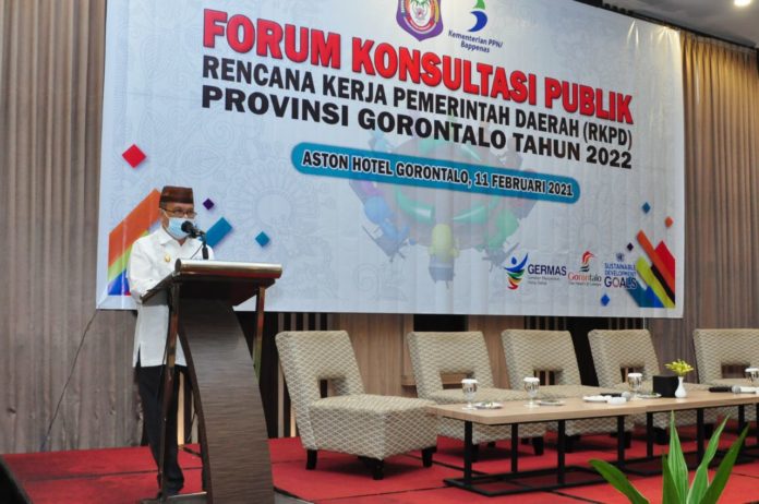 Wagub Gorontalo Tekankan Pentingnya Penyusunan RKPD 2022 yang Produktif