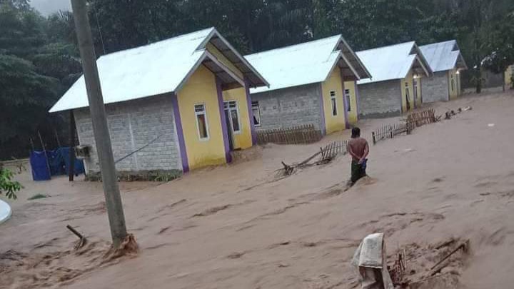 Ratusan Rumah Terendam Banjir di Gorontalo Utara