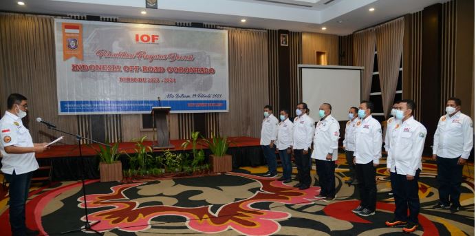 Rusli Habibie Dipercayakan Sebagai Ketua Pengda IOF Gorontalo