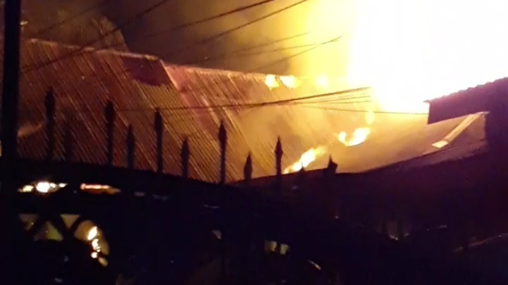 Kebakaran Terjadi di Perumahan Balinda Libuo Kota Gorontalo