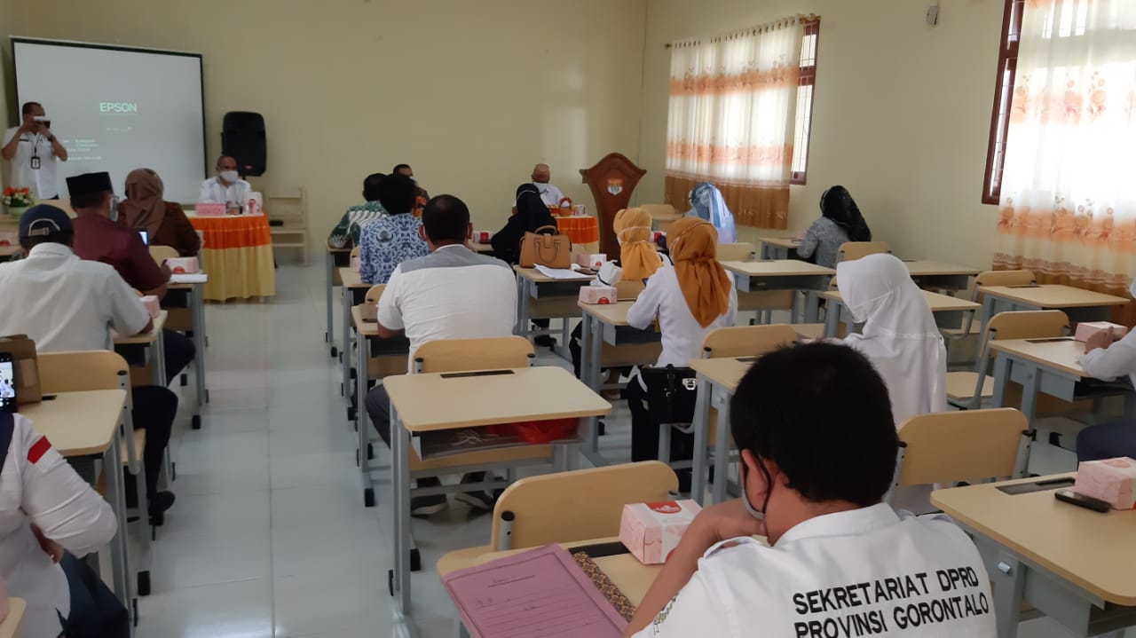 Anggota DPRD Provinsi Gorontalo Harap Pembelajaran Tatap Muka Segera Dilakukan