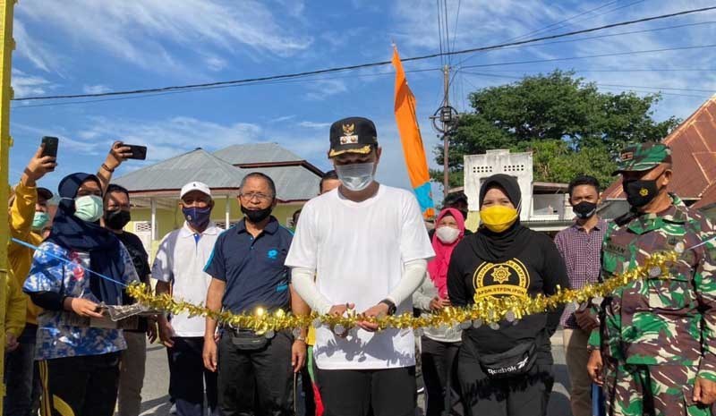 Wakil Wali Kota Gorontalo Resmikan Kampung Tangguh