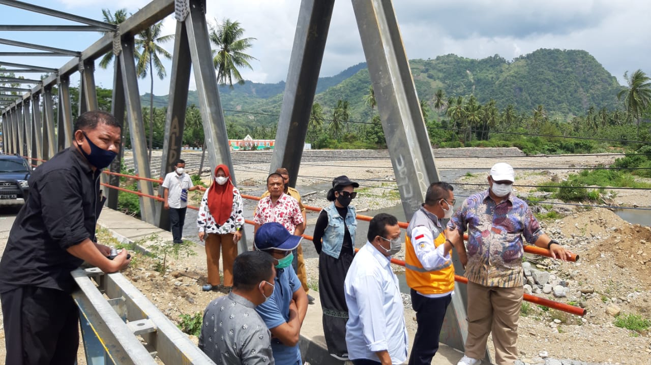 DPRD Provinsi Gorontalo Minta Perbaikan Jembatan di Bone Raya Segera Diselesaikan