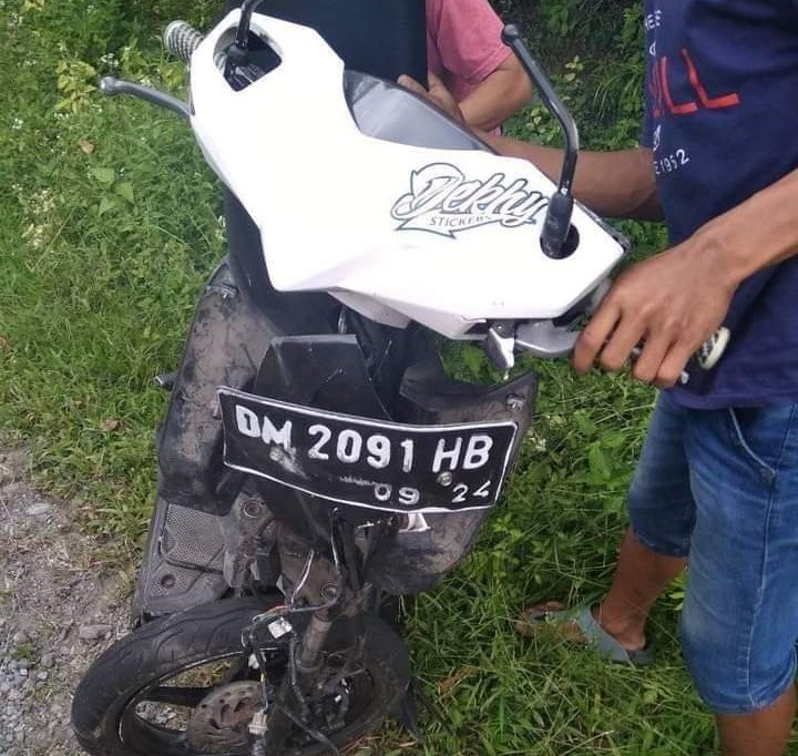 Seorang Warga Gorontalo Patah Kaki Setelah Alami Kecelakaan