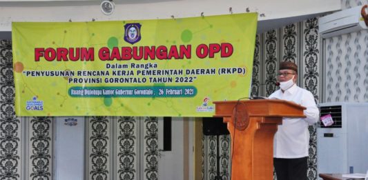 RKPD Pemprov Gorontalo Fokus Pencapaian Target RPMD 2017-2022