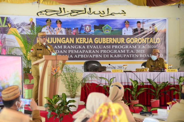 Gubernur Gorontalo Tekankan Penggunaan Anggaran Untuk Program Prioritas