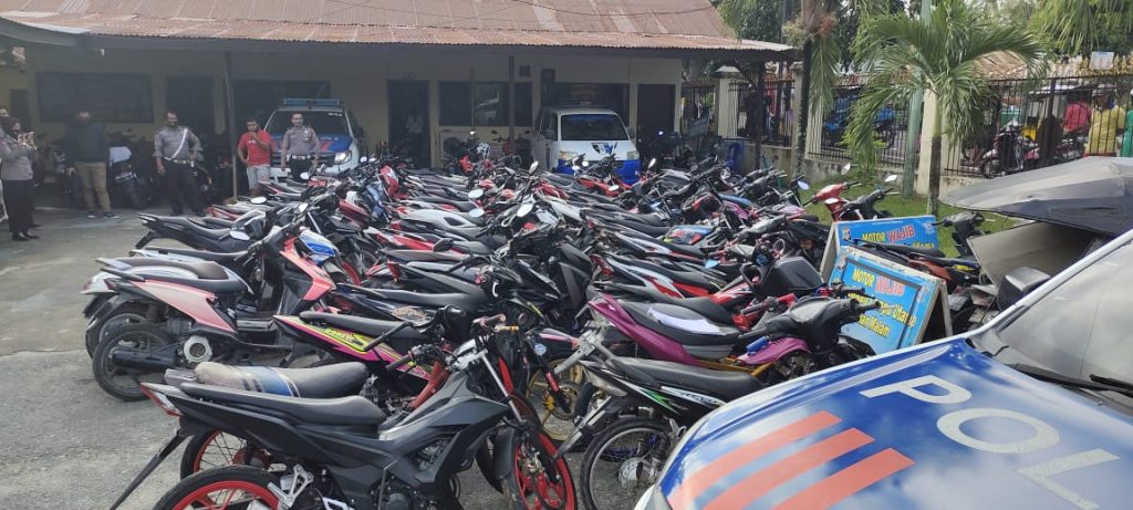 Polisi Bubarkan Balap Liar di Gorontalo, 61 Motor Diamankan