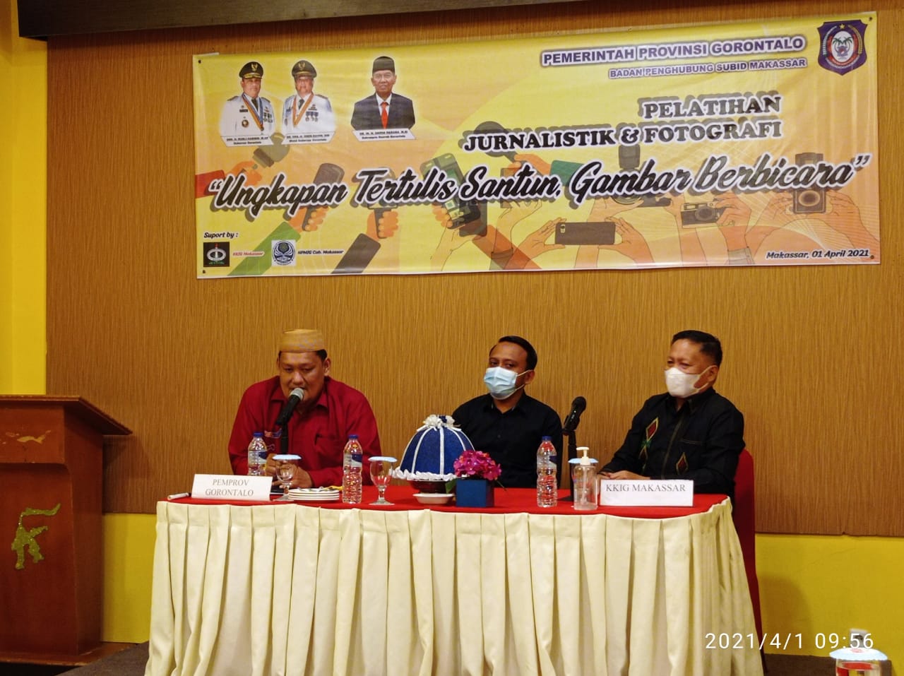 Subbid Penghubung Makassar Gelar Pelatihan Jurnalistik dan Fotografi