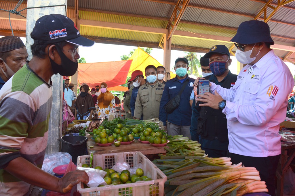 Pemkab Bone Bolango Imbau Pedagang di Pasar Gunakan QRIS