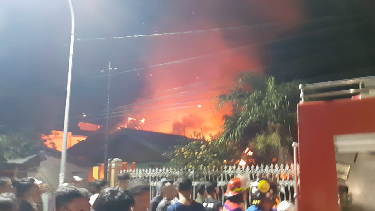 Dua Rumah Hangus Terbakar di Kelurahan Tamalate Gorontalo