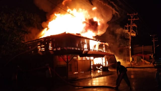 Satu Rumah di Gorontalo Utara Hangus Terbakar