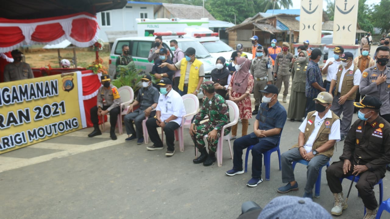 Kunjungi Perbatasan Gorontalo-Sulteng, Kapolda Minta Masyarakat Patuhi Kebijakan Pemerintah