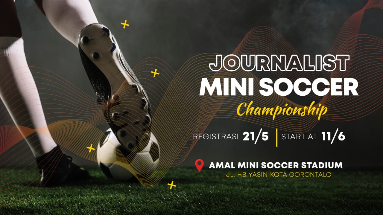 Jurnalis Gorontalo akan Gelar Turnamen Mini Soccer, Pendaftarannya Sudah Dibuka