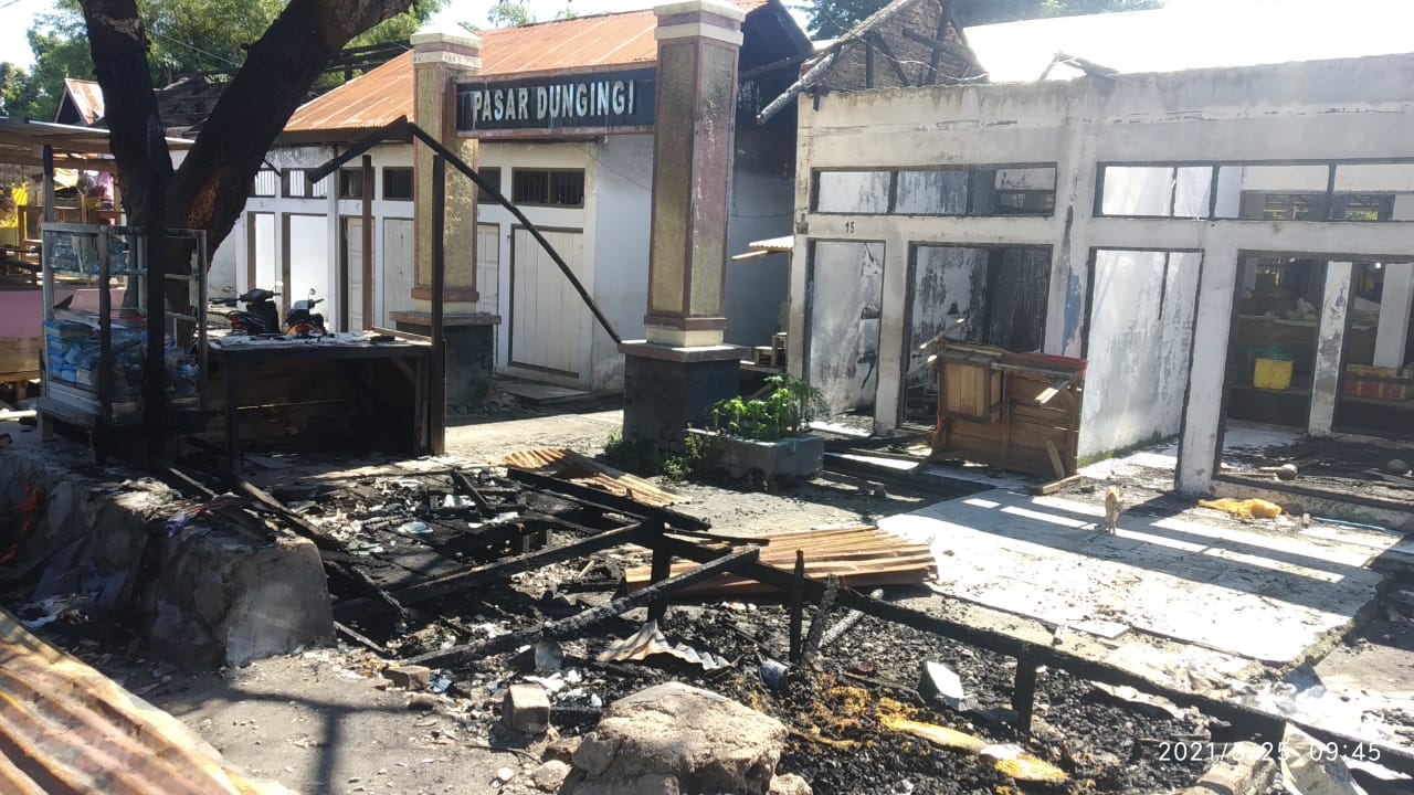 Tiga Kali Kebakaran di Pasar Dungingi, Pedagang: Aneh dan Tidak Masuk akal