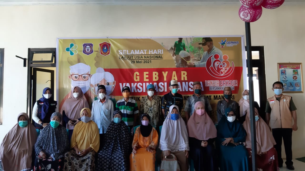 Dinkes Provinsi Gorontalo Lakukan Vaksinasi Covid-19 pada Peringatan Hari Lansia ke-25
