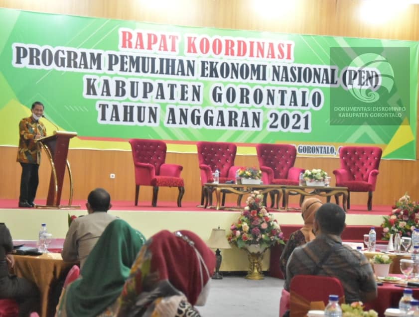 Pemkab Gorontalo Gelar Rakor Program PEN Tahun 2021