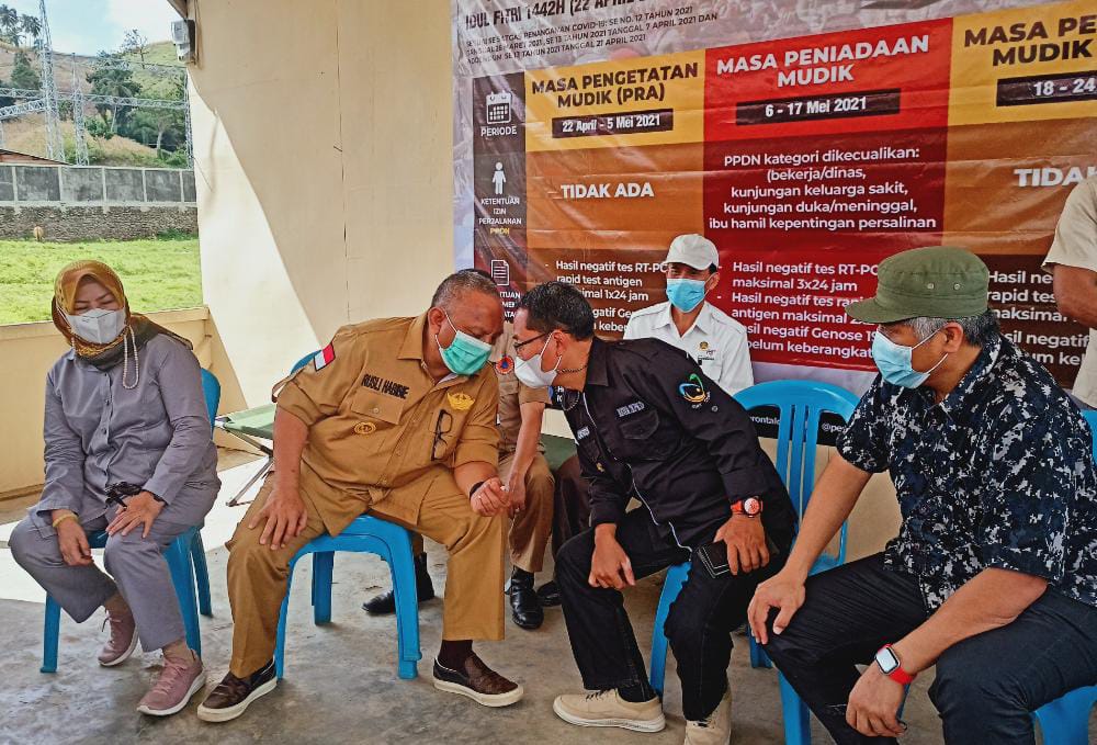 Hamzah Sidik Dampingi Gubernur Cek Kesiapan di Perbatasan Gorontalo-Sulteng