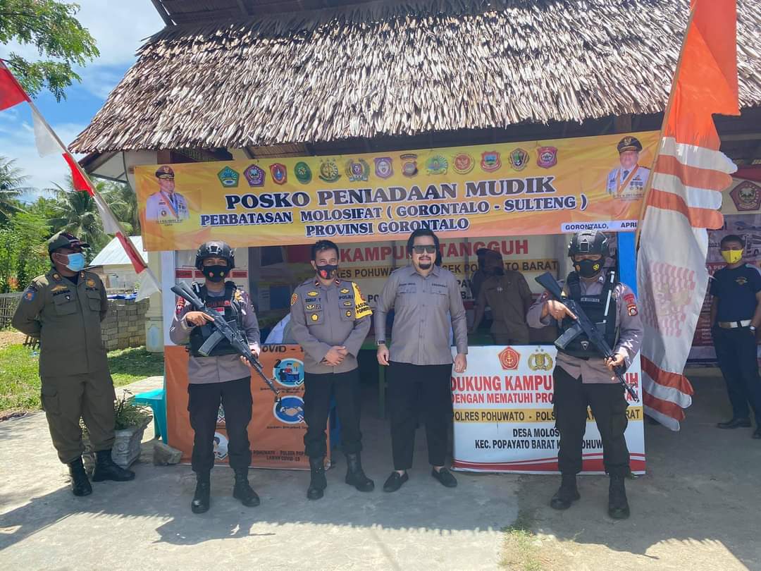 DPRD Provinsi Gorontalo Monitoring Persiapan Posko Penjagaan di Perbatasan