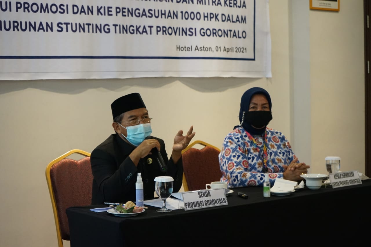 Sekda Darda: Tangani Stunting di Gorontalo Butuh Kerjasama Semua Pihak