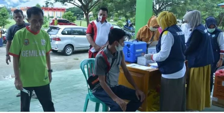 Pelaksanaan Vaksinasi di Kabupaten Gorontalo Terus Dipacu