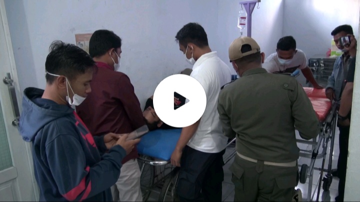 Video Seorang Wartawan di Gorontalo Dilarikan ke Rumah Sakit Usai Dibacok