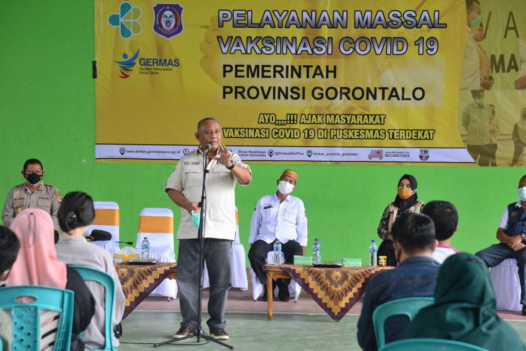 Covid Varian Delta Ditemukan di Gorontalo, Rusli Dorong Warga Lakukan Vaksinasi